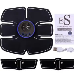 EMS Fitness Abdominal Massage Stimulator Abdominal Muscle Trainer Vibration Body Slimming Machine Abdominal Muscle Patch