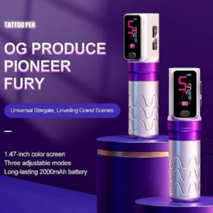 OG PRODUCE PIONEER-FURY 1.47-inch Color Screen Wireless Tattoo Pen