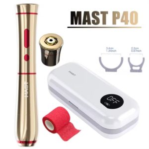 Mast P40 Dragonhawk Tattoo Machine with UVA+UVC LED Ultraviolet Light Sterilization Box Tattoo Machine Kit Professional