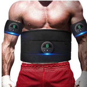 EMS Electric Abdominal Body Slimming Belt Waist Band Smart Abdomen Muscle Stimulator Abs Trainer Fitness Lose Weight Fat Burn