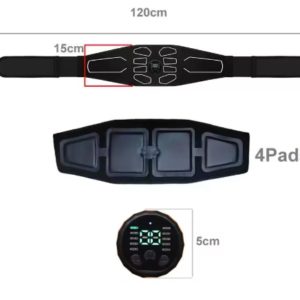 120cm Abdominal Massager Waist Belt Fitness Equipment Muscle Toner Abdominal Muscle Training